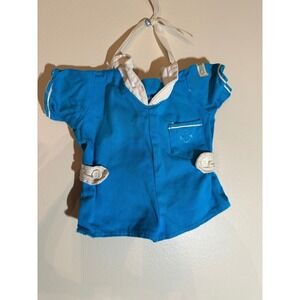 Vintage Cabbage Patch Kids Blue Sailor Romper Nautical Anchor Doll Outfit Tagged